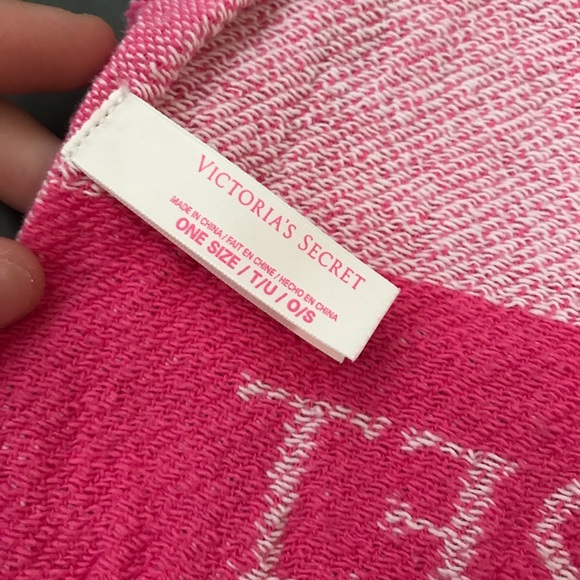 Victoria's Secret Bath Victorias Secret Stripe Fringe Pink Beach